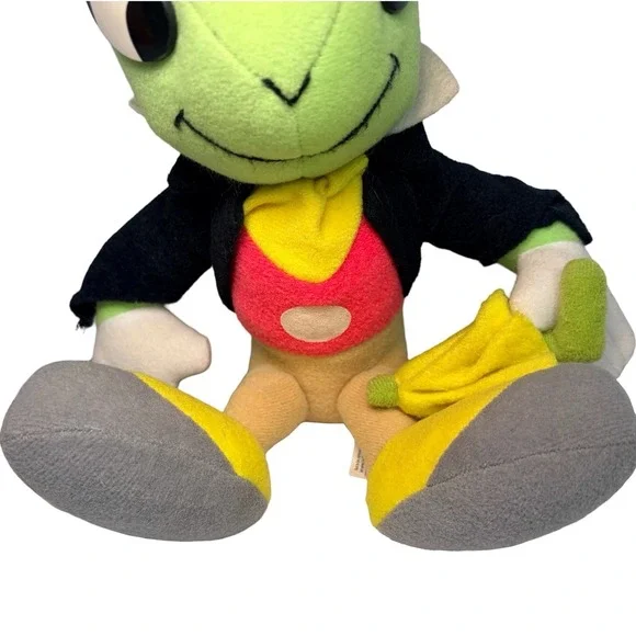Vintage Disney Store Jiminy Cricket Plush Pinocchio Toy w/ Hat & Umbrella
10" - Picture 5 of 11